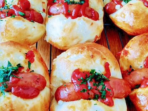 レシピ動画 面倒な成形しない♪時短なソーセージパン